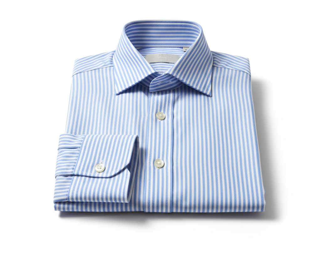 Superfine poplin white shirt