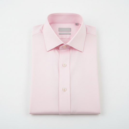 Light pink fine twill shirt